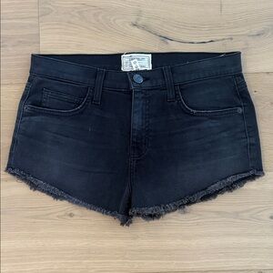 Current/Elliott Charcoal Denim Shorts